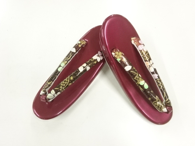 JAPANESE KIMONO / JAPANESE-STYLE ZORI (SIZE M)